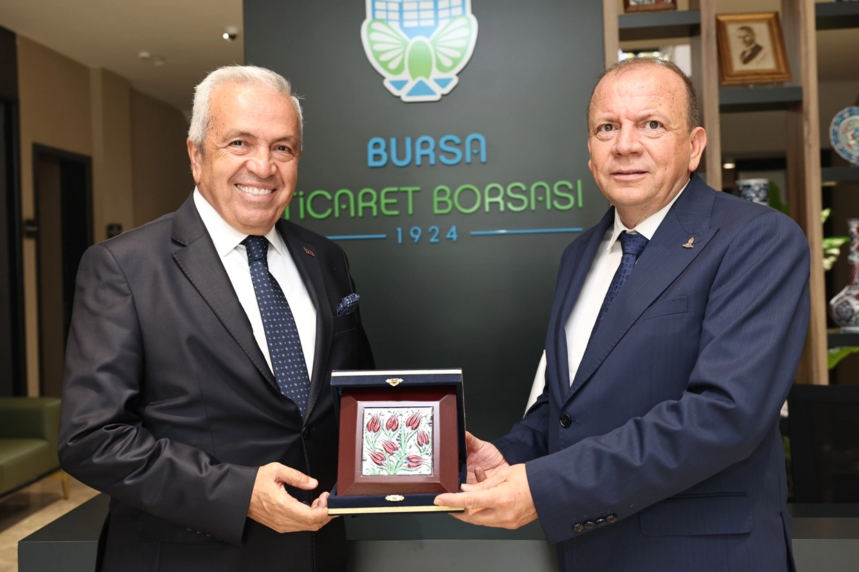 Başkan Şadi Özdemir’den Bursa Ticaret Borsası’na ziyaret