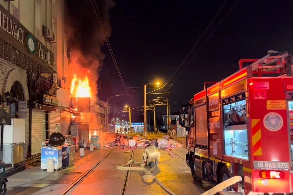 Bursa itfaiyesi yangından yangına koştu