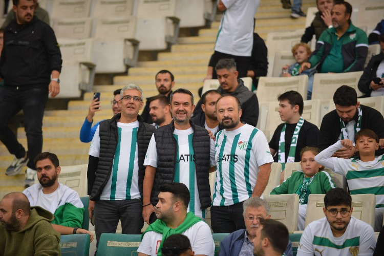 (ÖZEL) Bursaspor-Kahramanmaraş tribün görüntüleri