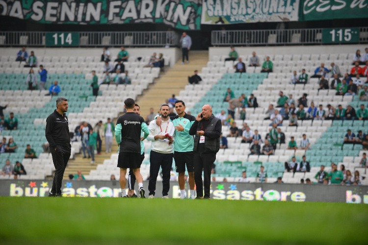 (ÖZEL) Bursaspor-Kahramanmaraş tribün görüntüleri