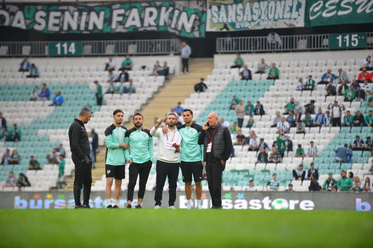 (ÖZEL) Bursaspor-Kahramanmaraş tribün görüntüleri