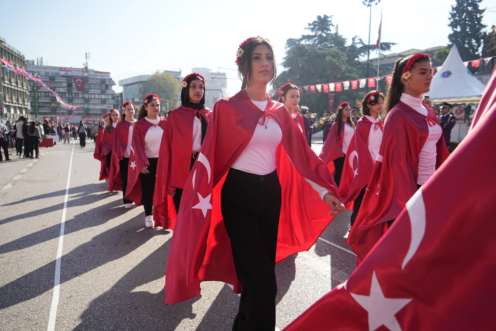 Bursa'da Cumhuriyetin 101. yılı coşkuyla kutlandı