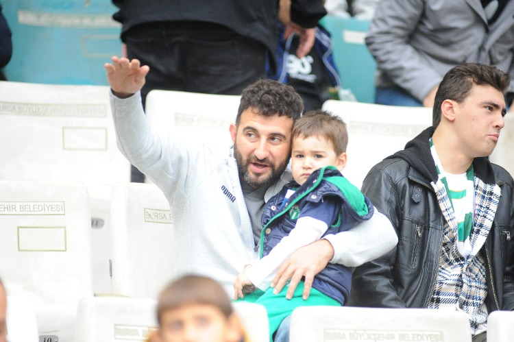 (ÖZEL)Bursaspor-Kuşadasıspor Taraftar Fotoğrafları