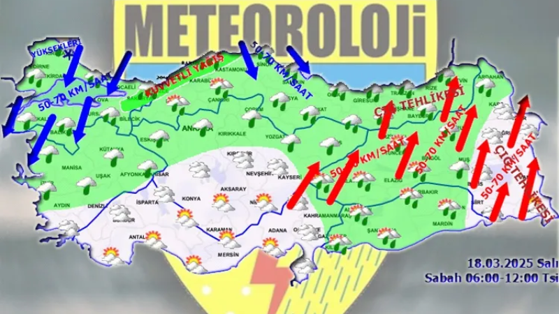 Meteorolojik uyarılar peş peşe geldi!