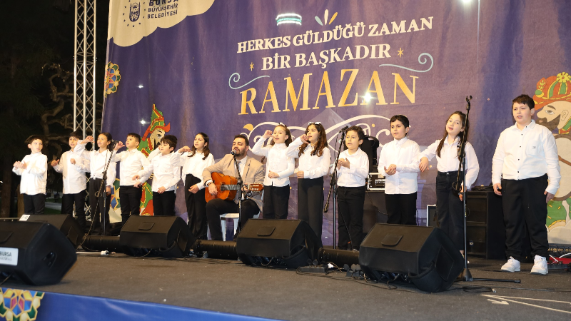 Bursalı çocuklardan Su Günü'ne özel konser