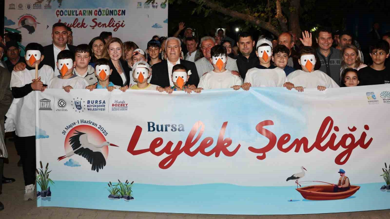 Bursa Leylek Şenliği’nde büyük coşku