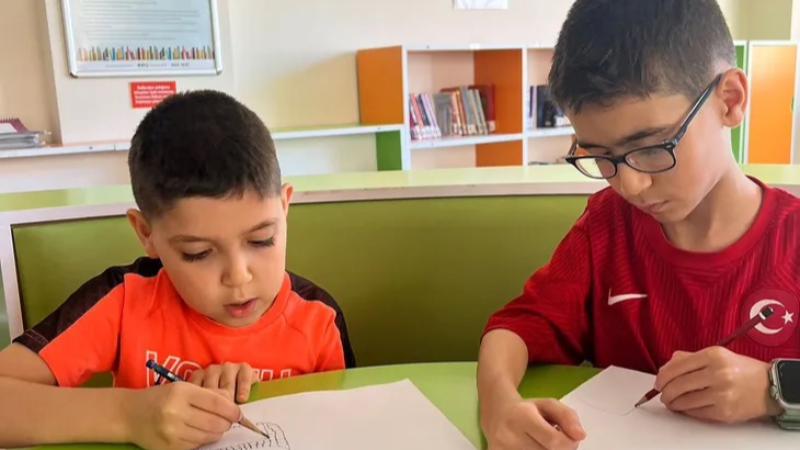 Osmangazili minikler renkli hayaller çizdi