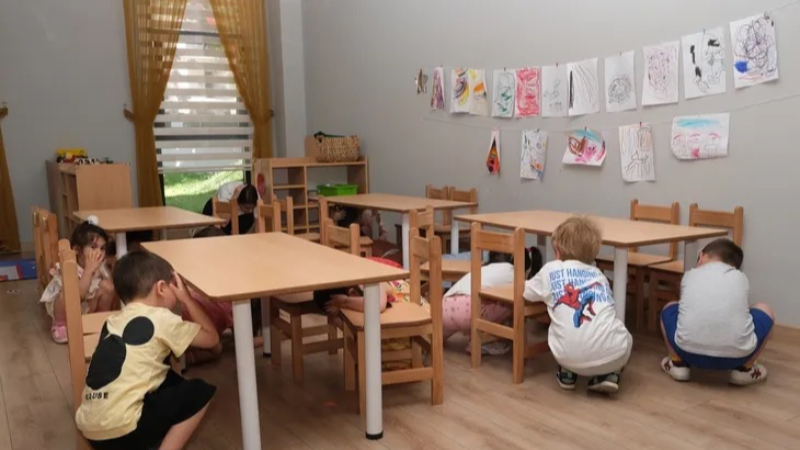 Nilüferli minikler tatbikatla bilinçlendi