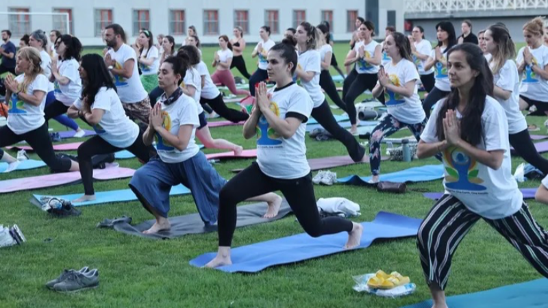 Nilüfer Belediyesi'nden Yoga Günü’ne özel etkinlik