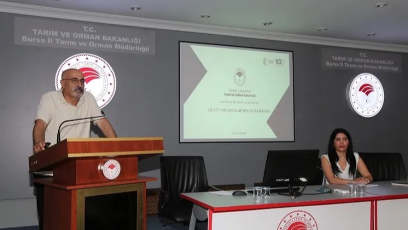 Bursa’da çiğ süt toplayıcıları için eğitim