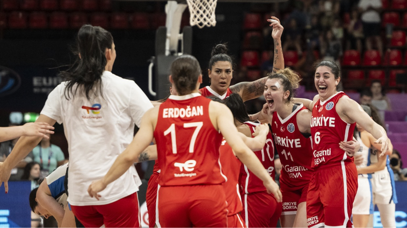 A Milli Kadın Basketbol Takımı çeyrek finalde