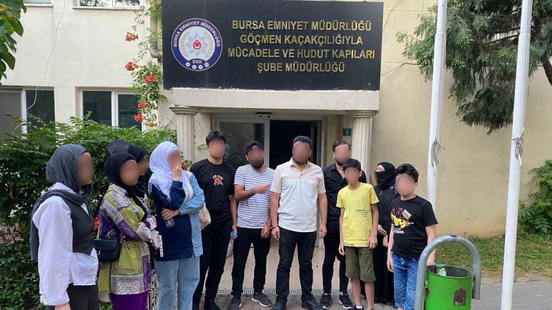 Bursa’da göçmen kaçakçılığıyla mücadele