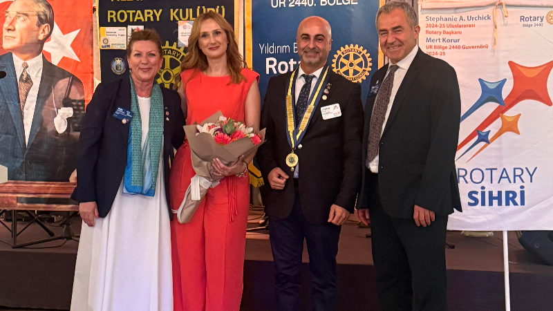 Yıldırım Bayezid Rotary'de devir teslim heyecanı