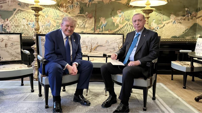 Cumhurbaşkanı Erdoğan, Trump ile görüştü