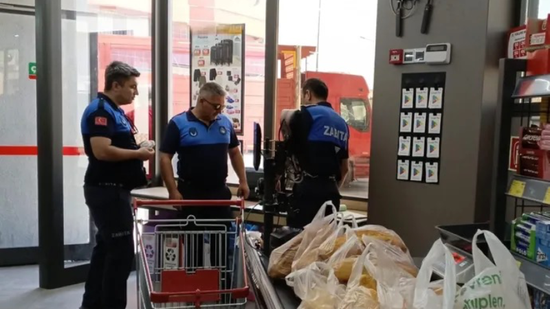 Gemlik’te ekmek gramajı kontrolü