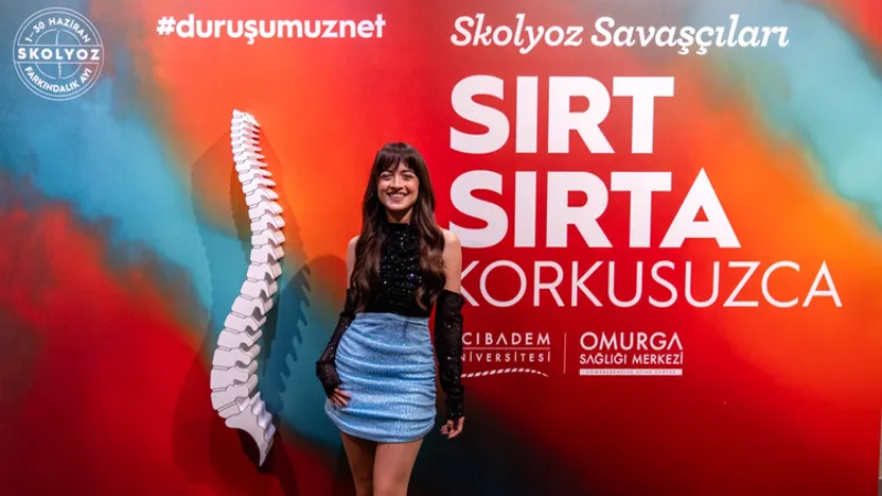 Melis Fis’ten skolyoz farkındalığı: Bu bir nazar boncuğu