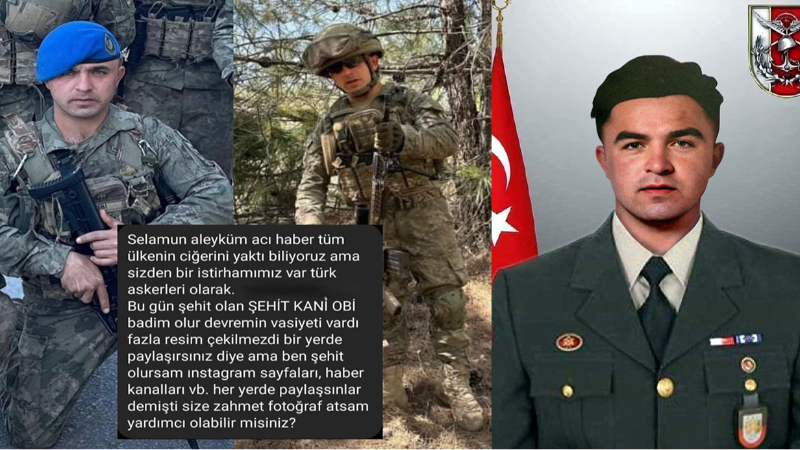 Ordulu şehidin vasiyeti: "Şehit olursam fotoğraflarım her yerde paylaşılsın"