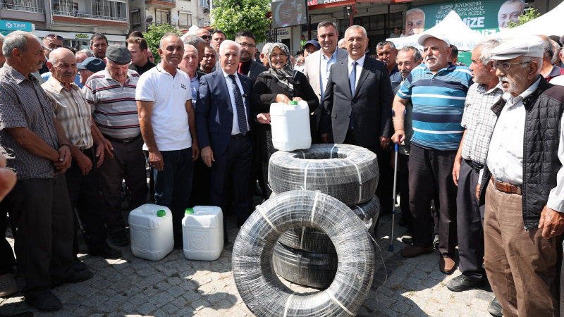 Bursa’dan Domaniç’e tarımsal destek