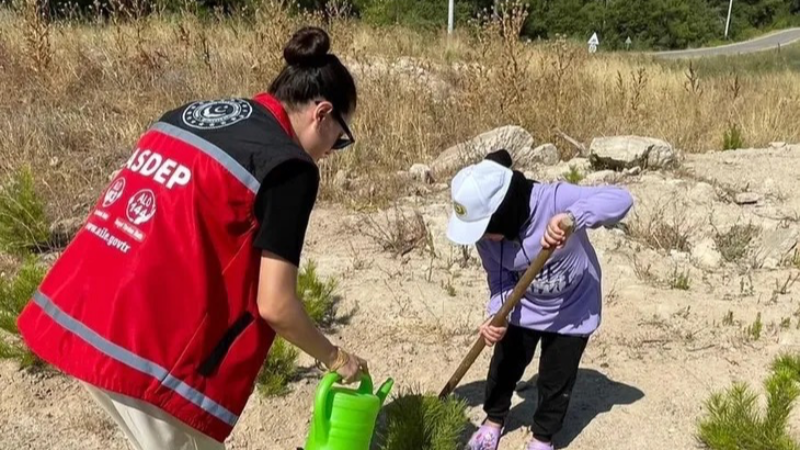Gemlik'te aileler orman ve doğa ile buluştu