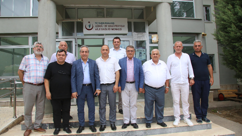 BESOB'dan yangın bölgesine destek ziyareti