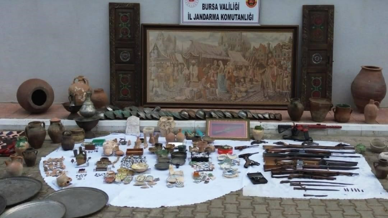 Jandarma İznik'te 4.5 milyon dolarlık tablo ele geçirdi