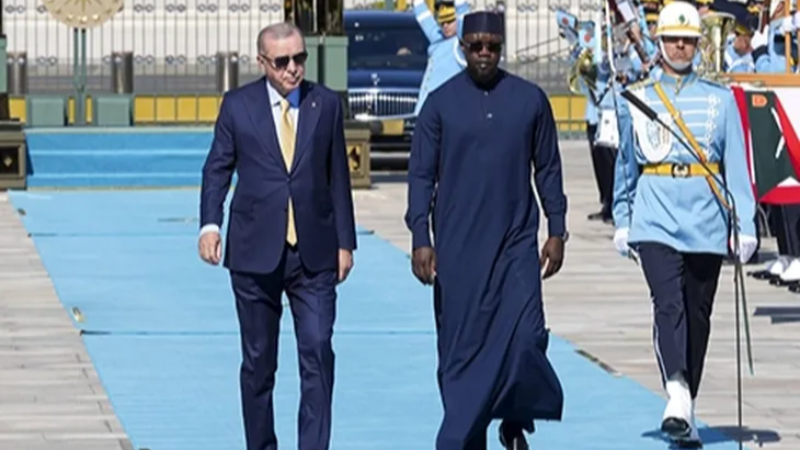 Senegal Başbakanı Ousmane Sonko Cumhurbaşkanlığı Külliyesi'nde