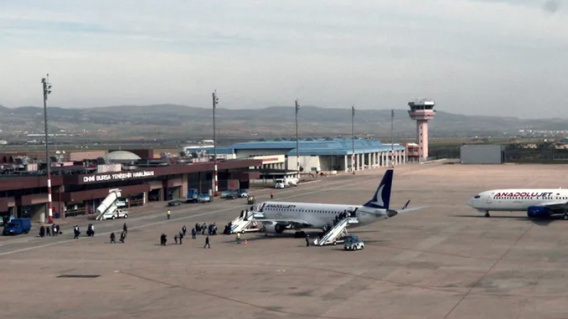 Temmuz'da 22 bin yolcu Yenişehir Havalimanı'nı kullandı