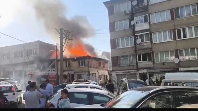 Osmangazi'de müstakil ev küle döndü