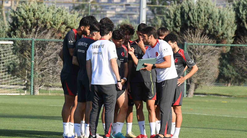 Ümit Milli Futbol Takımı, Hırvatistan maçının hazırlıklarını sürdürdü