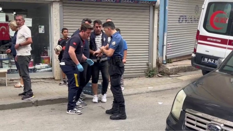 İhbara giden polise köpekle saldırdı