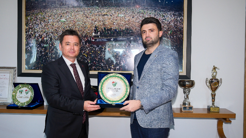 Erkan Aydın Bursaspor'u ziyaret etti