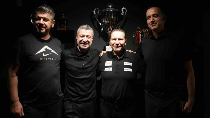 Dünya şampiyonu bilardocu Eddy Merckx, turnuva için İstanbul’da