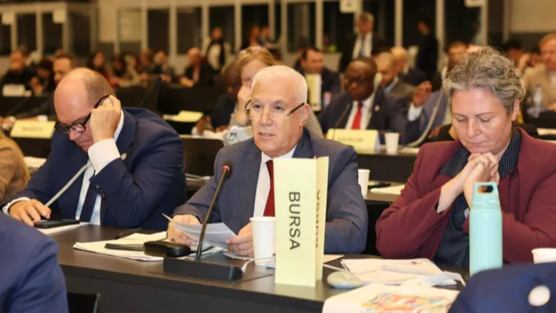 Başkan Bozbey mesajı Cenevre'den verdi