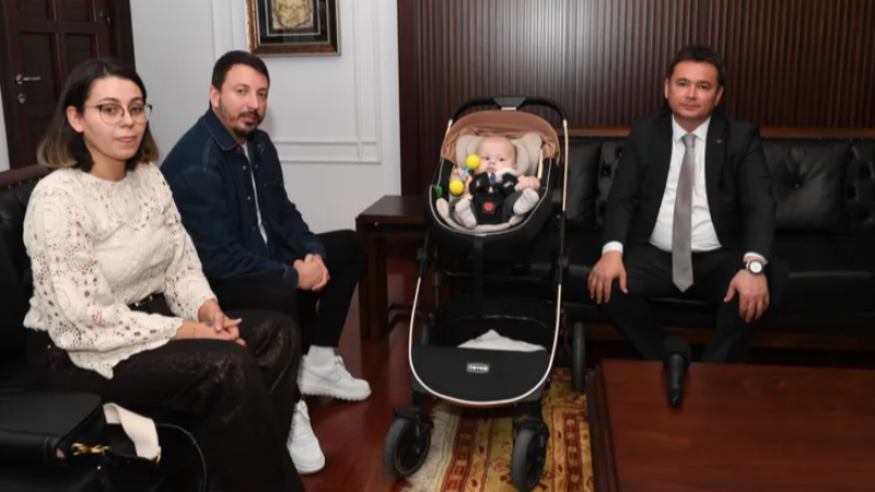 Başkan Aydın’dan SMA hastası Çağan Ata Baran’a destek çağrısı