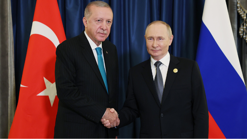 Cumhurbaşkanı Erdoğan, Putin ile görüştü