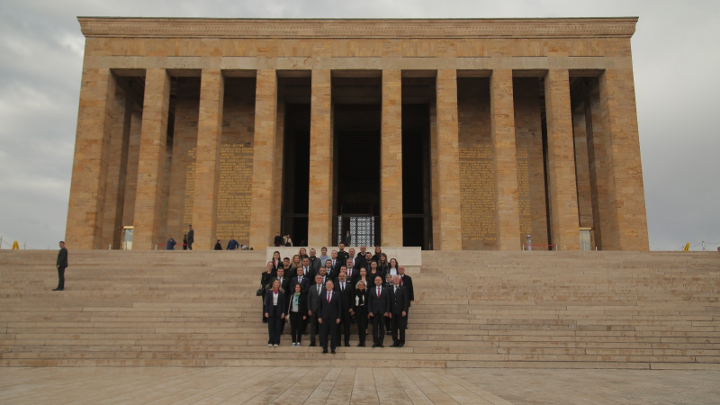 RUMELİSİAD’dan 20. yıl etkinlikleri kapsamında Anıtkabir’e anlamlı ziyaret