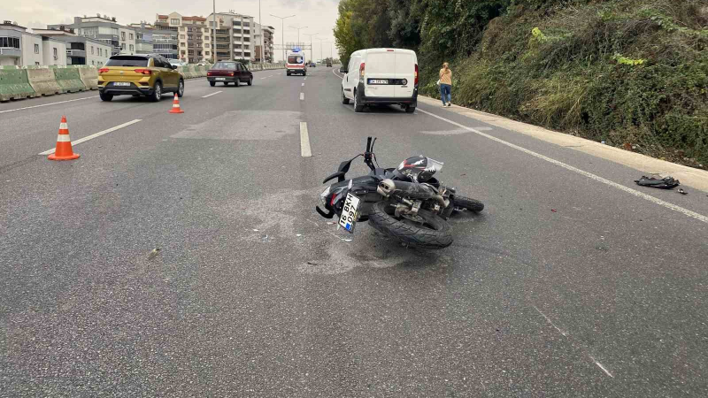 Mudanya’da trafik kazası : 1 yaralı
