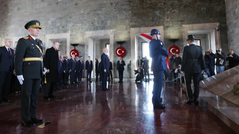 Cumhurbaşkanı Erdoğan, Anıtkabir’de