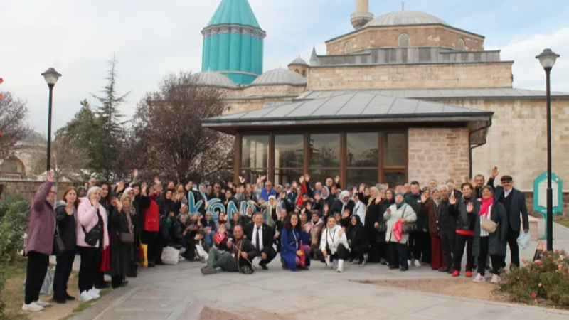 TÜED Uludağ üyelerinden Konya'ya kültür turu