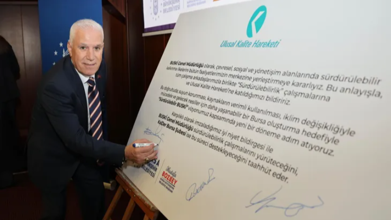 BUSKİ'de kurumsal dönüşüme tarihi adım