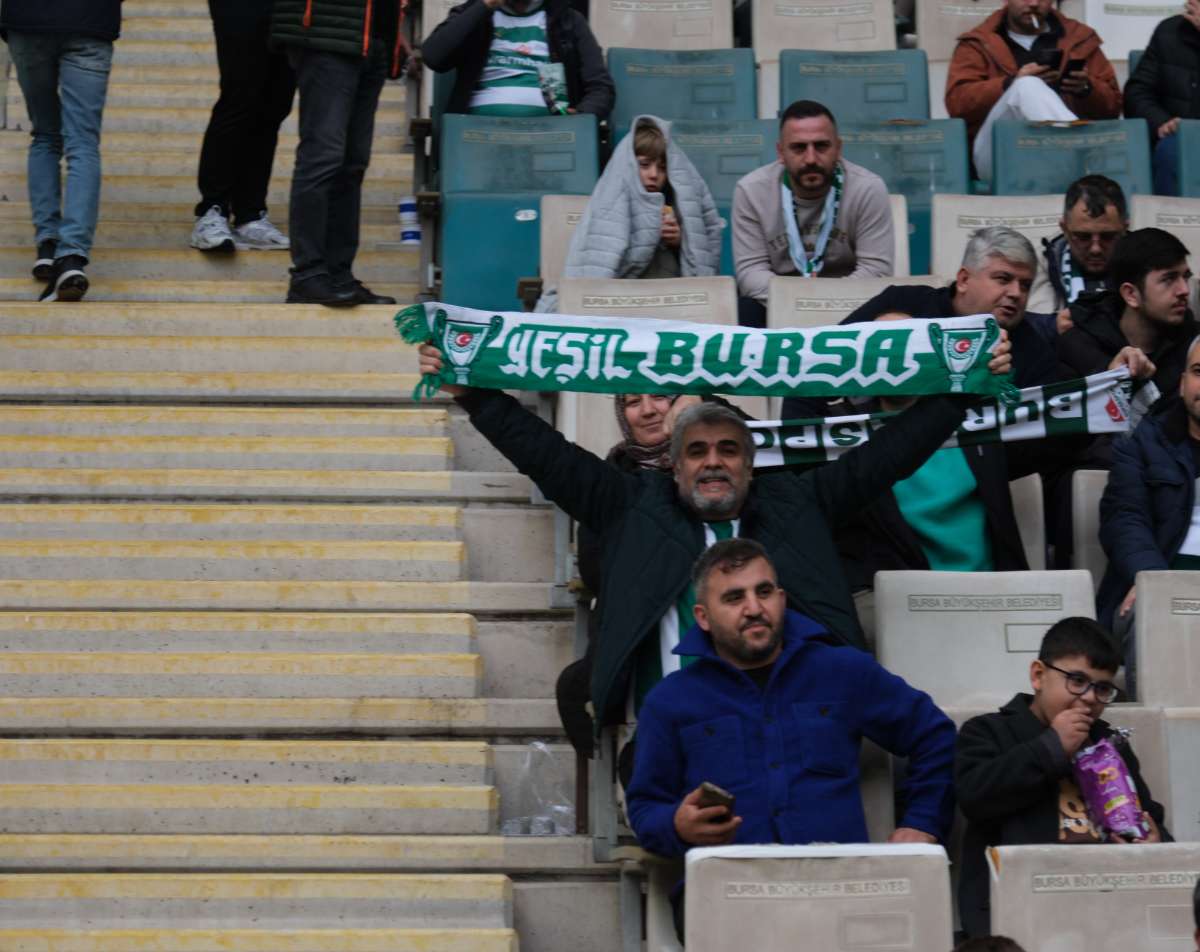 (ÖZEL) Bursaspor - Fethiyespor taraftar fotoğrafları 1