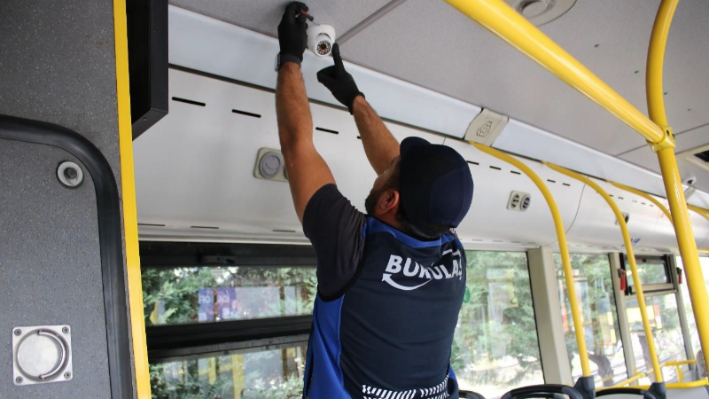 Bursa’da otobüsler daha da güvenli
