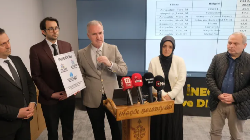 İnegöl’ün hava kalitesi iyileşiyor