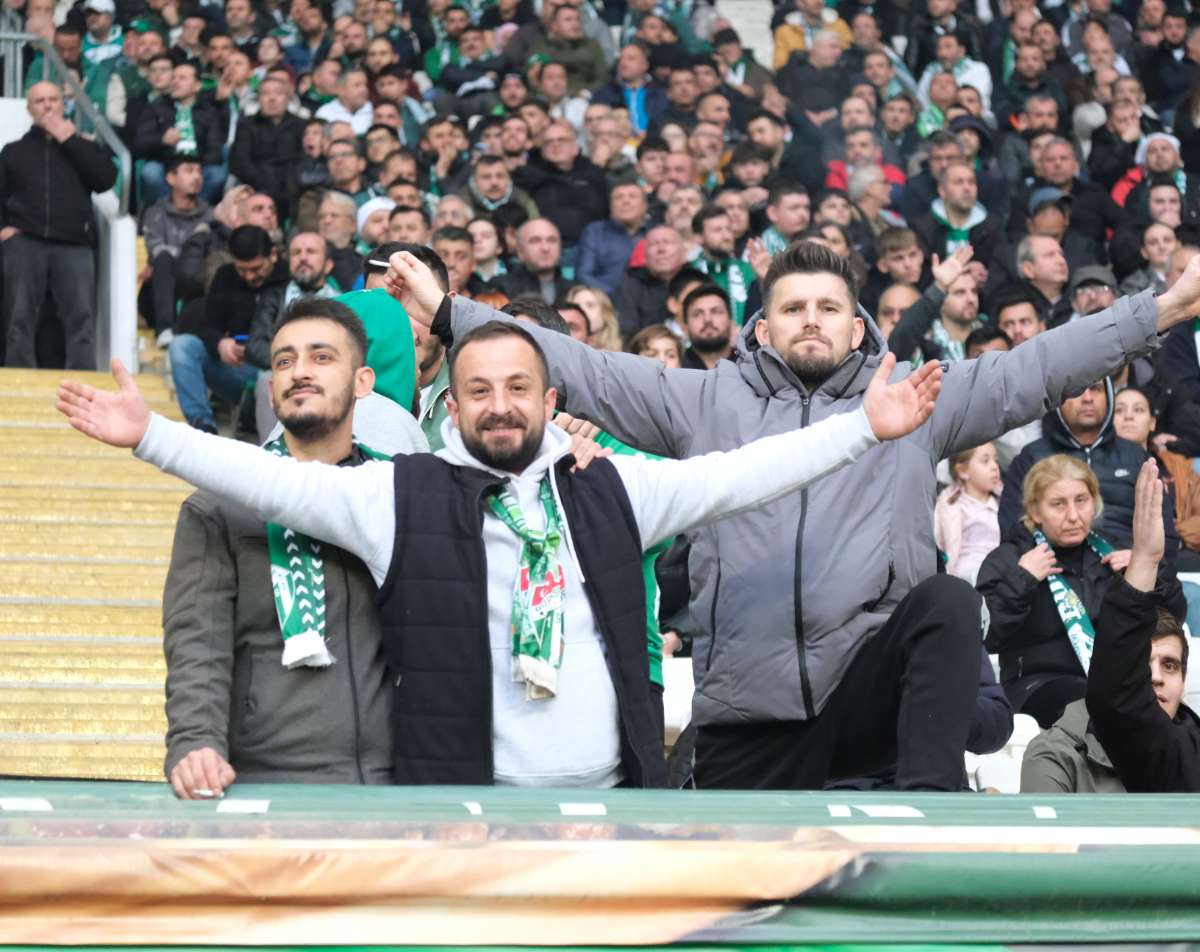 (ÖZEL) Bursaspor - Ankara Demirspor taraftar fotoğrafları 1