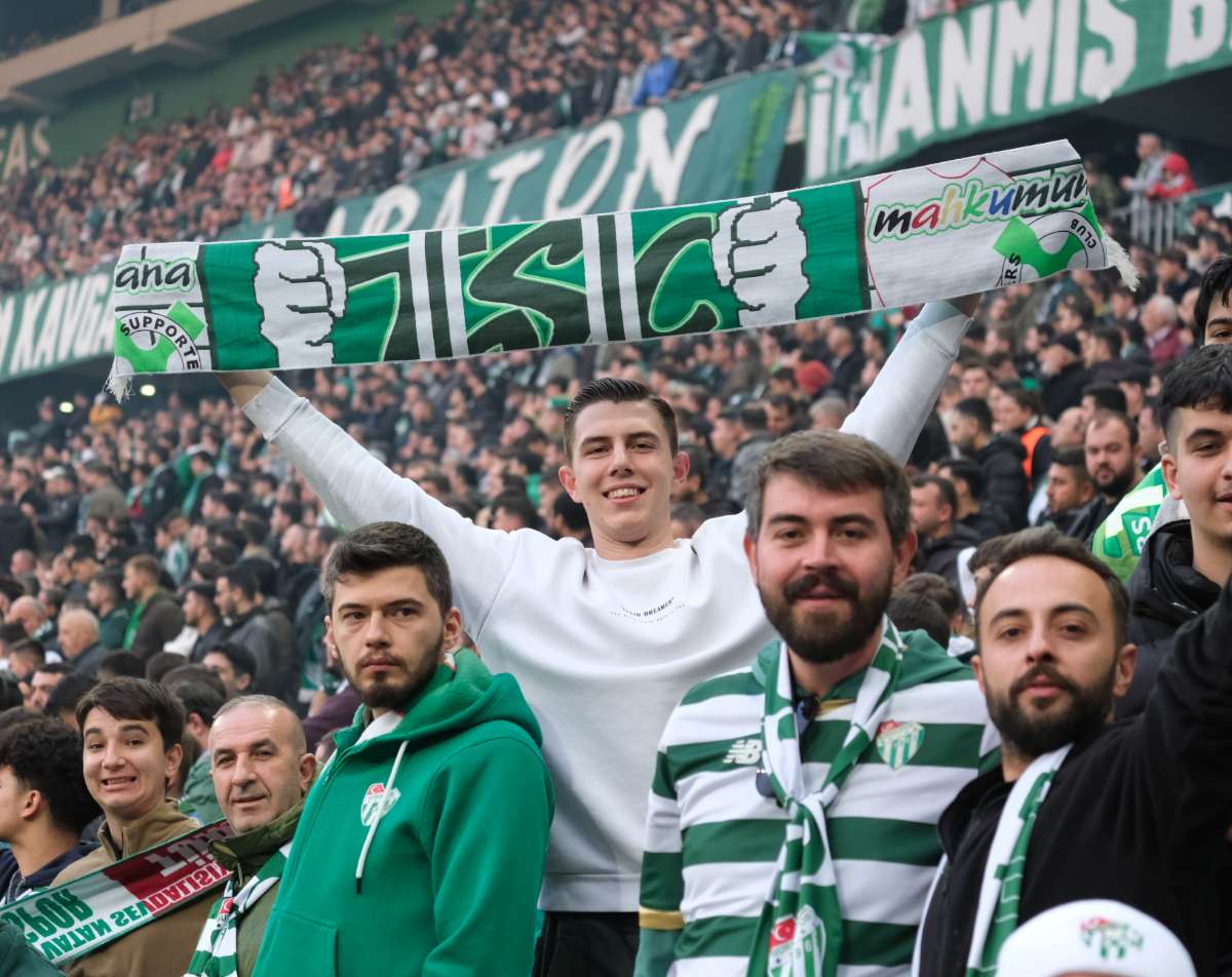 (ÖZEL) Bursaspor - Ankara Demirspor taraftar fotoğrafları 1