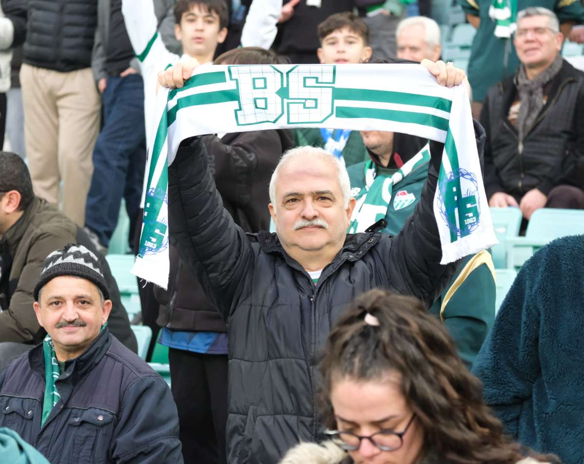 (ÖZEL) Bursaspor - Ankara Demirspor taraftar fotoğrafları 1