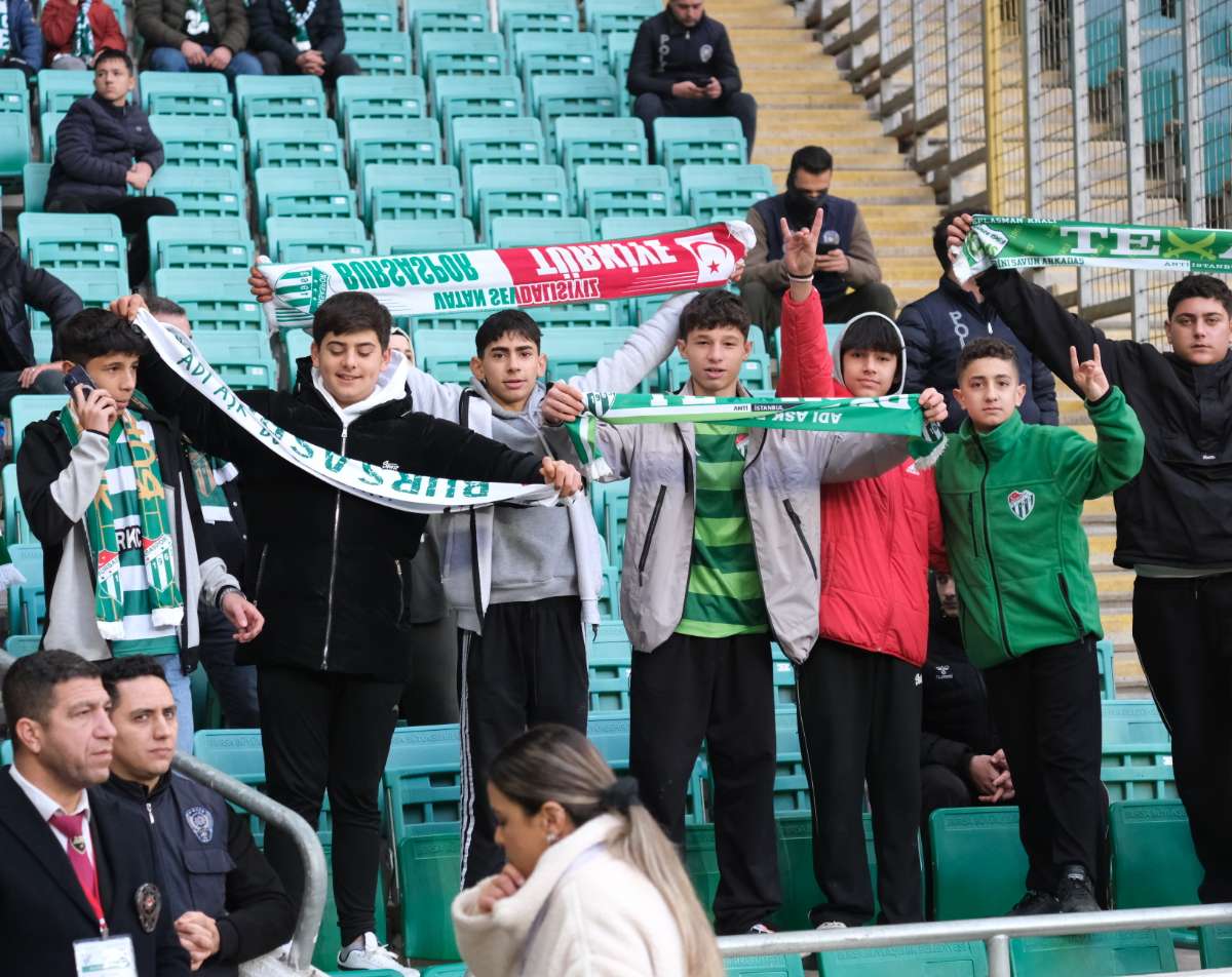 (ÖZEL) Bursaspor - Ankara Demirspor taraftar fotoğrafları 1