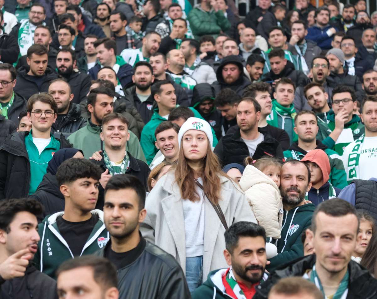 (ÖZEL) Bursaspor - Ankara Demirspor taraftar fotoğrafları 1