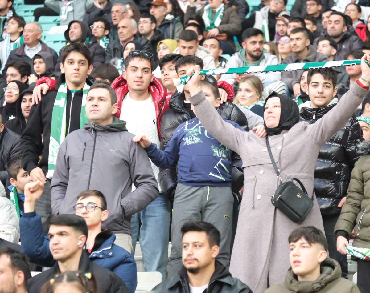 (ÖZEL) Bursaspor - Ankara Demirspor taraftar fotoğrafları 3