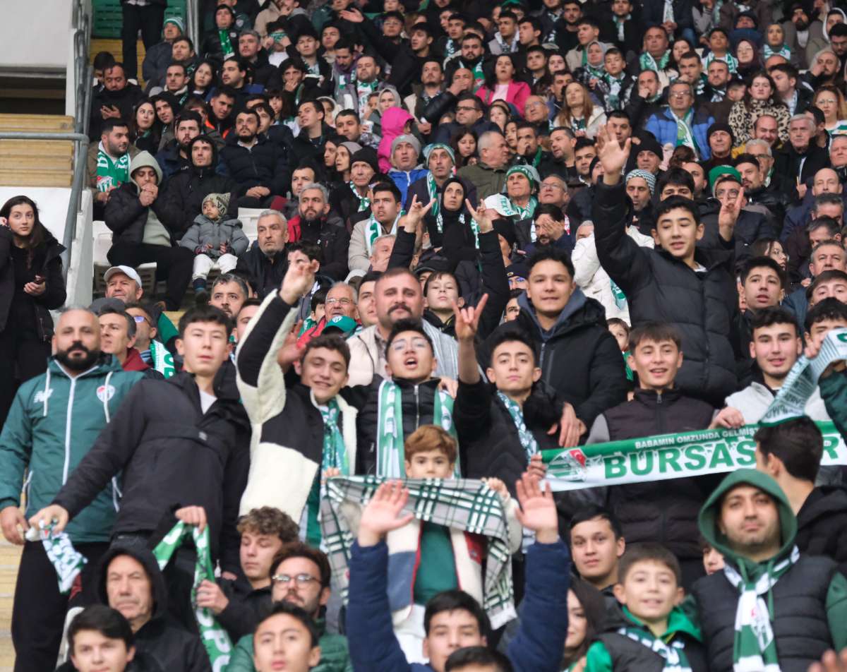 (ÖZEL) Bursaspor - Ankara Demirspor taraftar fotoğrafları 3